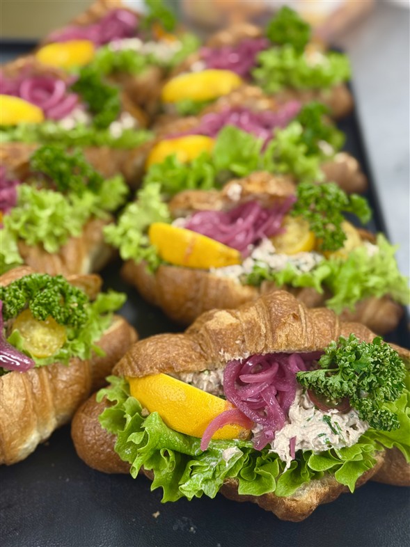 Croissant med fyld