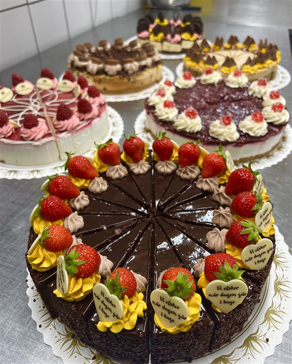 Cheesecakestykke