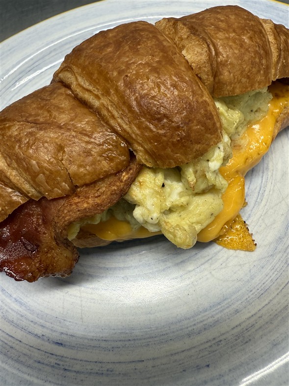 Breakfast croissant